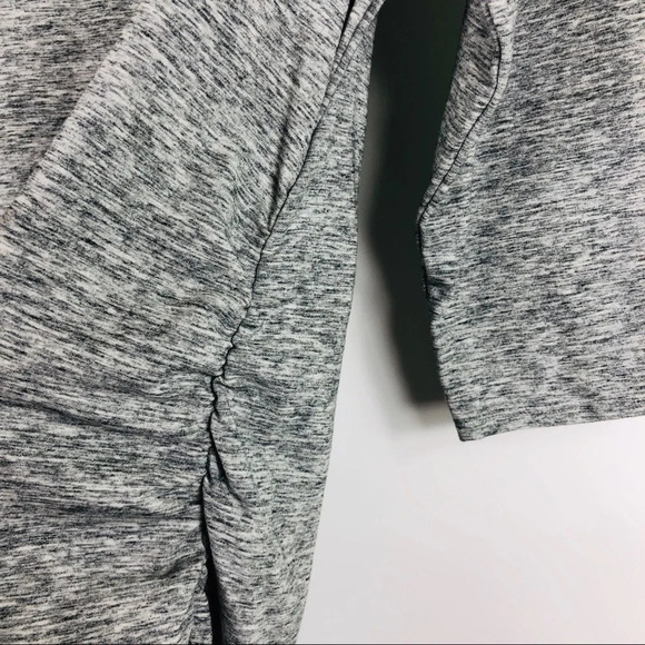 Liz Lange Maternity Space Dye Bodycon Dress Ruched - Picture 4 of 6